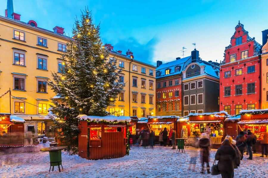 Stockholm karácsonyi vásár